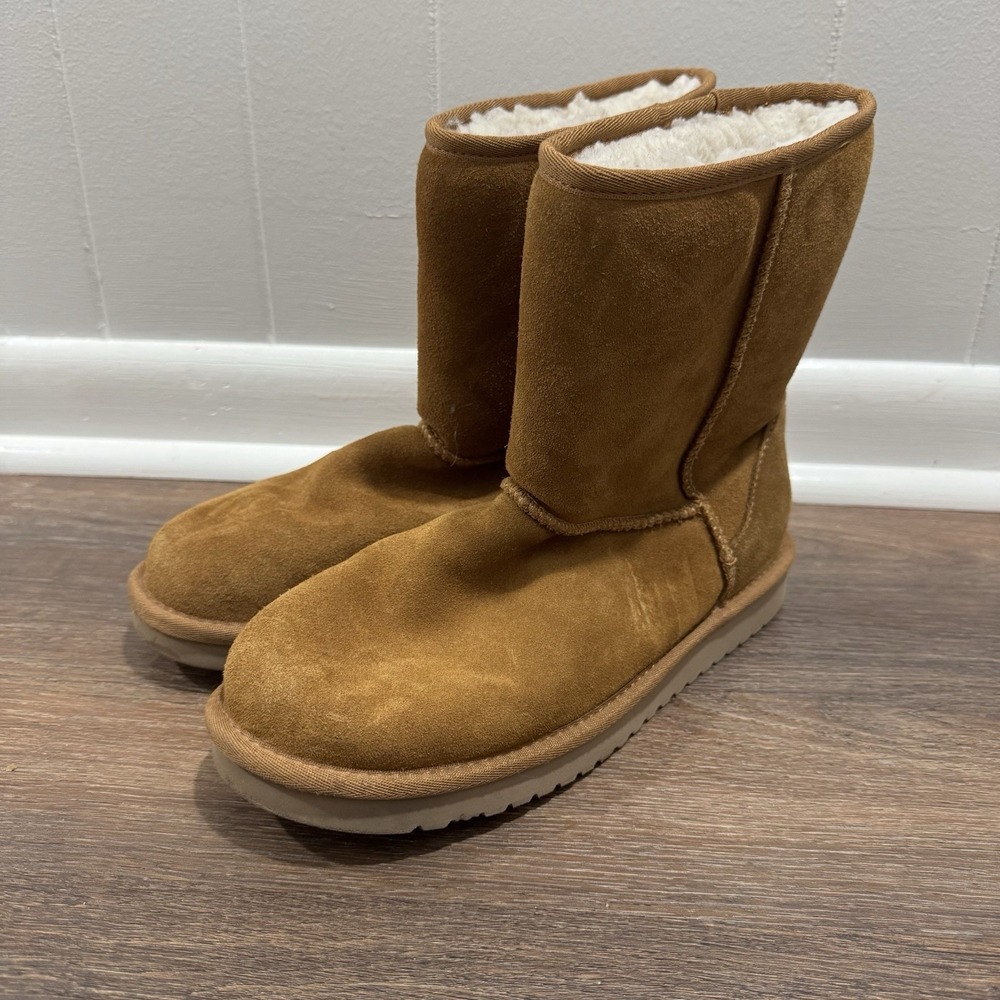 Koolaburra By Ugg Brown Boots Fur Lined Women's Sz 9 Cute Comfy